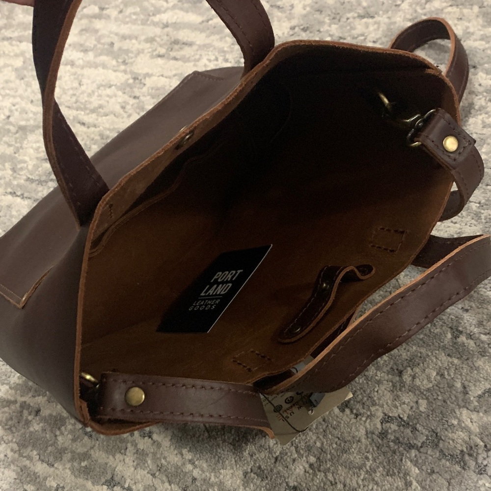 Portland Leather Goods Brown Crossbody Bag - Picture 8 of 8